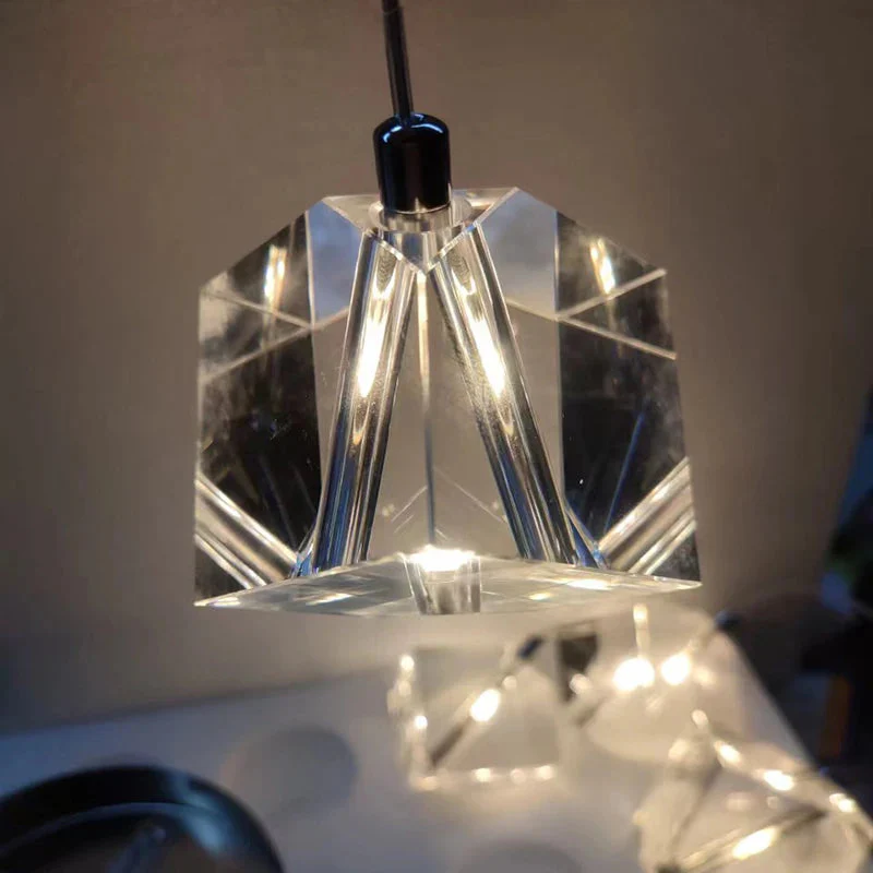 Modern Crystal Square Chandelier for Staircase - Image 5