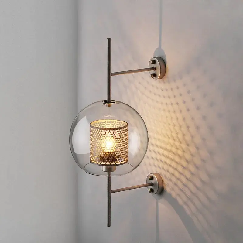 Modern Glass Art Deco Wall Lights - Image 2
