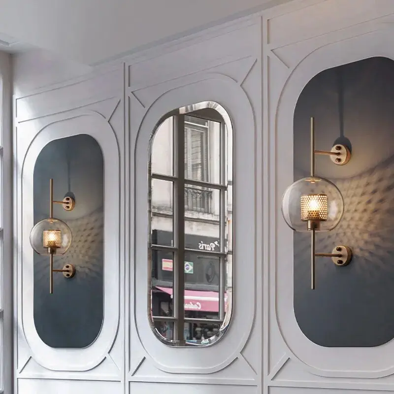 Modern Glass Art Deco Wall Lights - Image 3