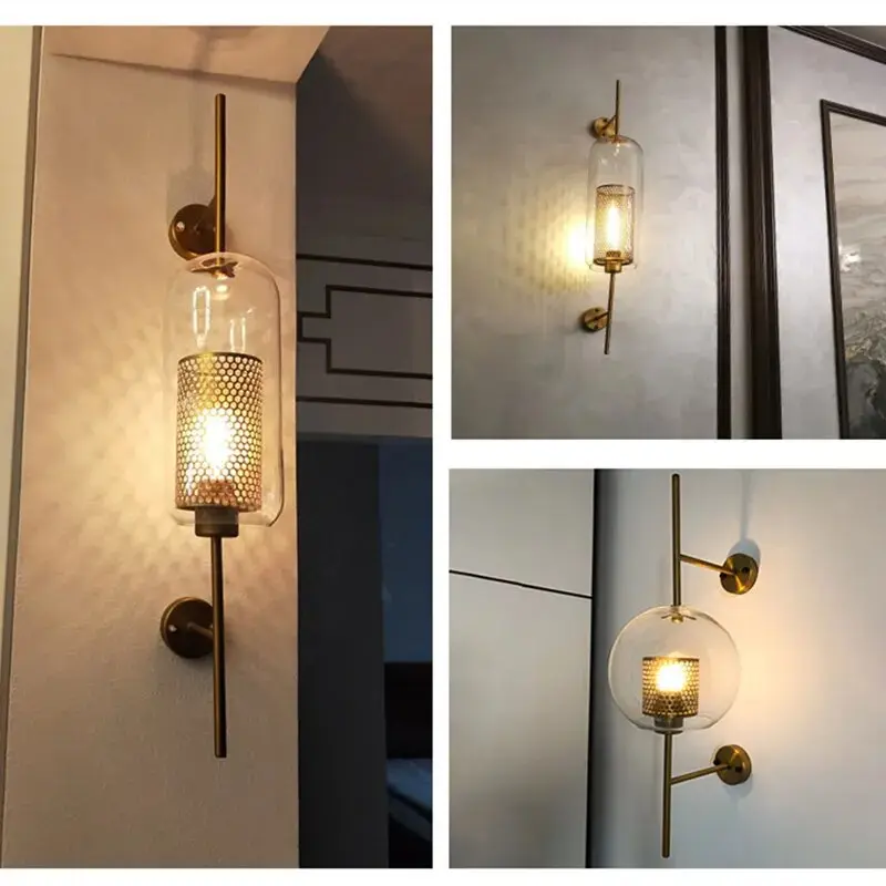 Modern Glass Art Deco Wall Lights - Image 4