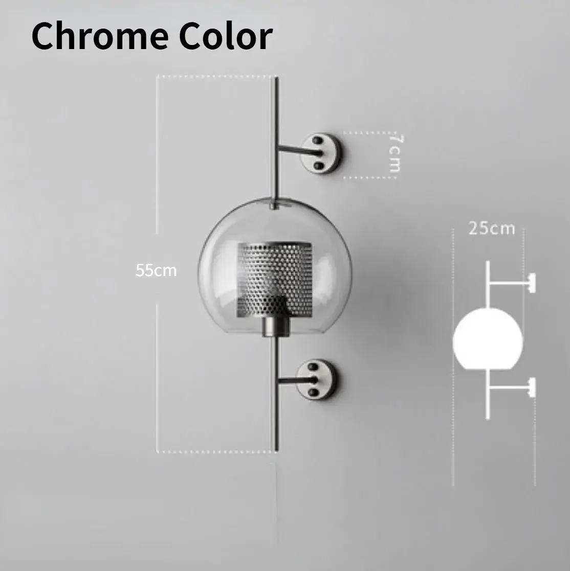 Modern Glass Art Deco Wall Lights - Image 7