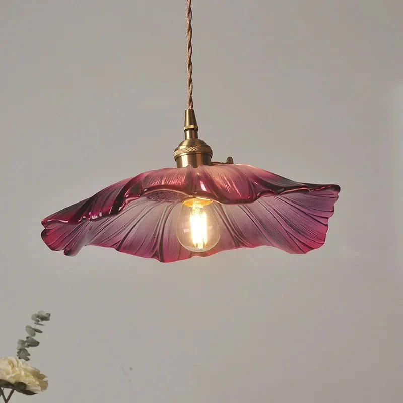 Modern Glass Flower Pendant Lights - Image 3