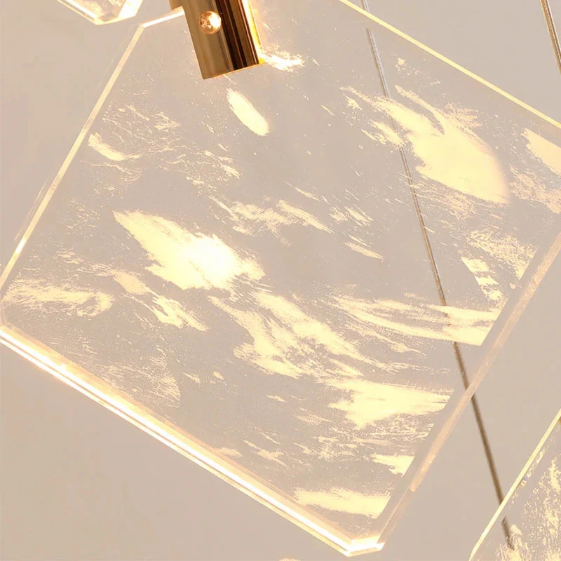 Modern Gold Long Spiral Crystal Chandelier for Staircase - Image 4