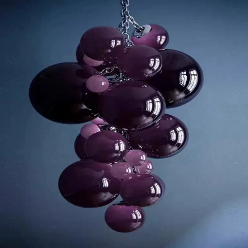 Vexo Modern Large Glass Bubble Chandelier - Image 11