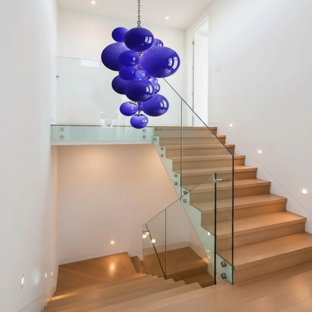 Vexo Modern Large Glass Bubble Chandelier - Image 5