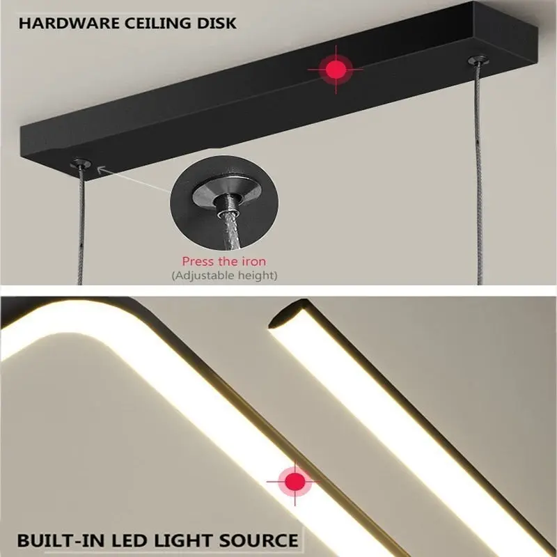 Modern LED Chandelier Lighting for Dining Room - Image 4
