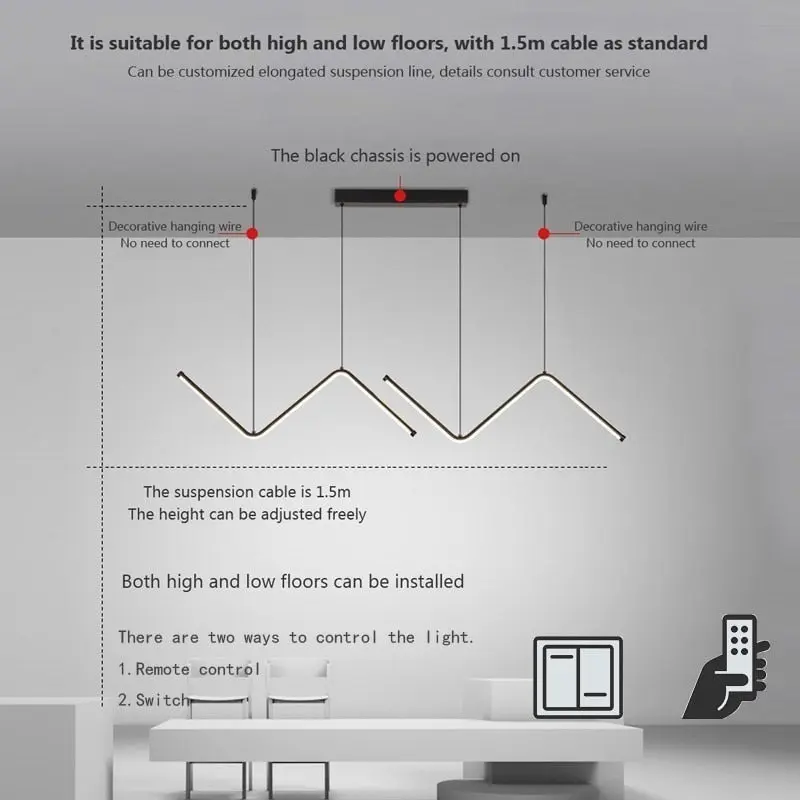 Modern LED Chandelier Lighting for Dining Room - Image 5