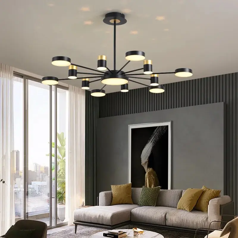 Asya Modern Lighting Fixtures Chandeliers 9/13 Heads - Image 2