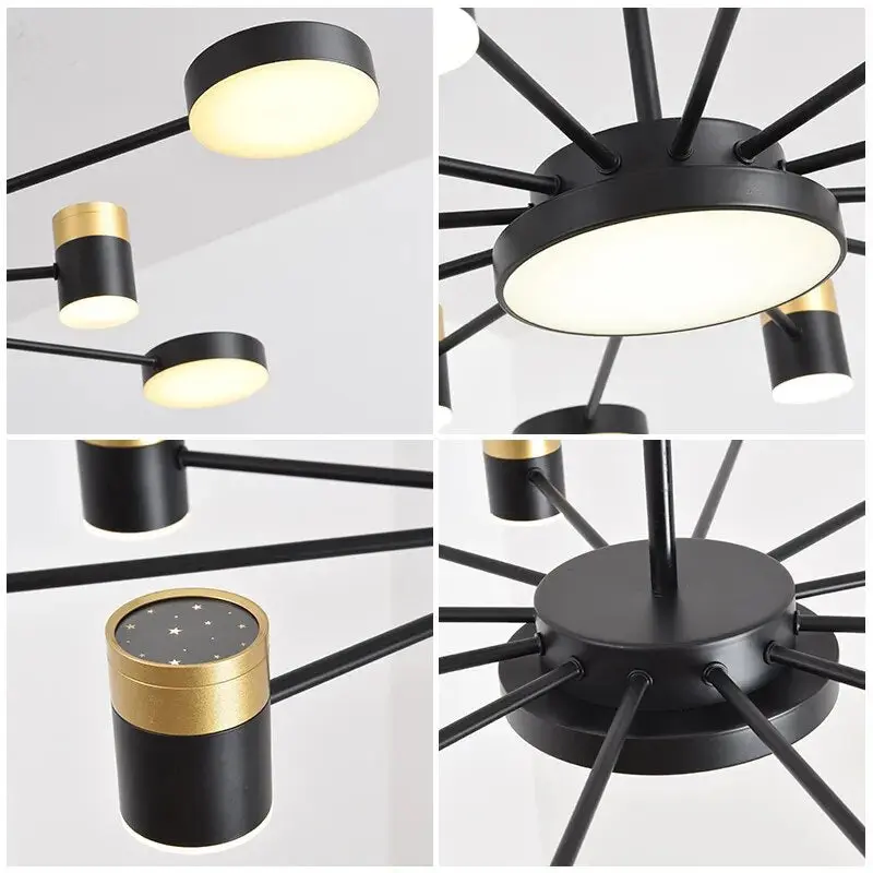 Asya Modern Lighting Fixtures Chandeliers 9/13 Heads - Image 4