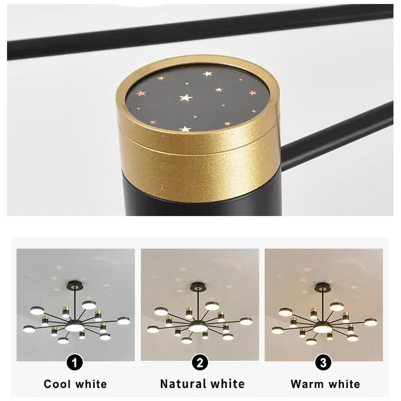 Asya Modern Lighting Fixtures Chandeliers 9/13 Heads - Image 5
