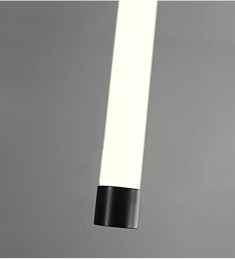 Atia Modern Long Chandelier For Staircase Black/Gold/Silver - Image 11