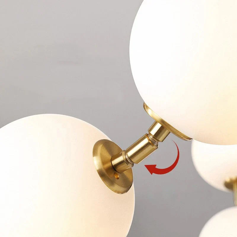 Modern Minimalist Bubble Glass Orb Chandelier - Image 6