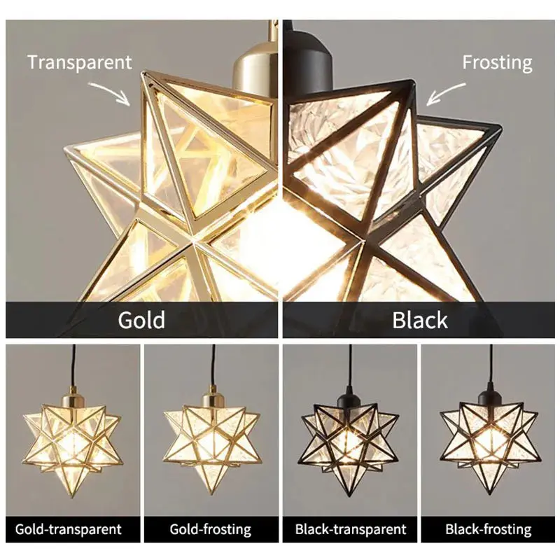 Modern Moravian Star Chandelier - Image 4