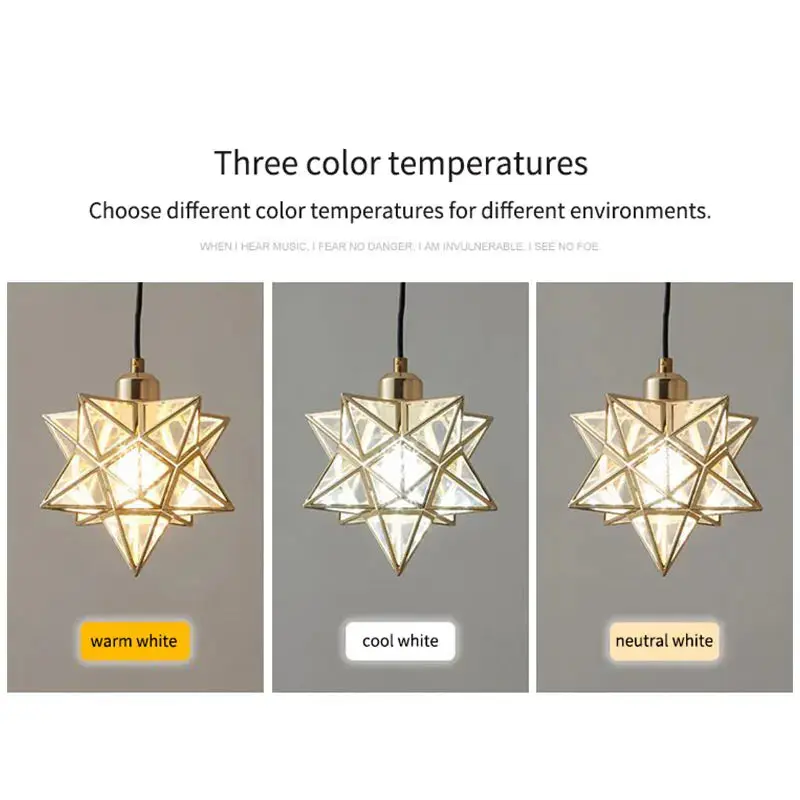Modern Moravian Star Chandelier - Image 5