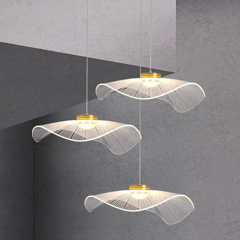 Modern Mushroom Lotus Leaf Led Chandelier - Image 5