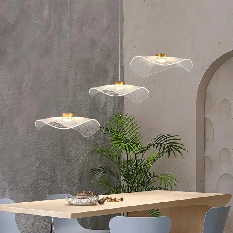 Modern Mushroom Lotus Leaf Led Chandelier - Image 6
