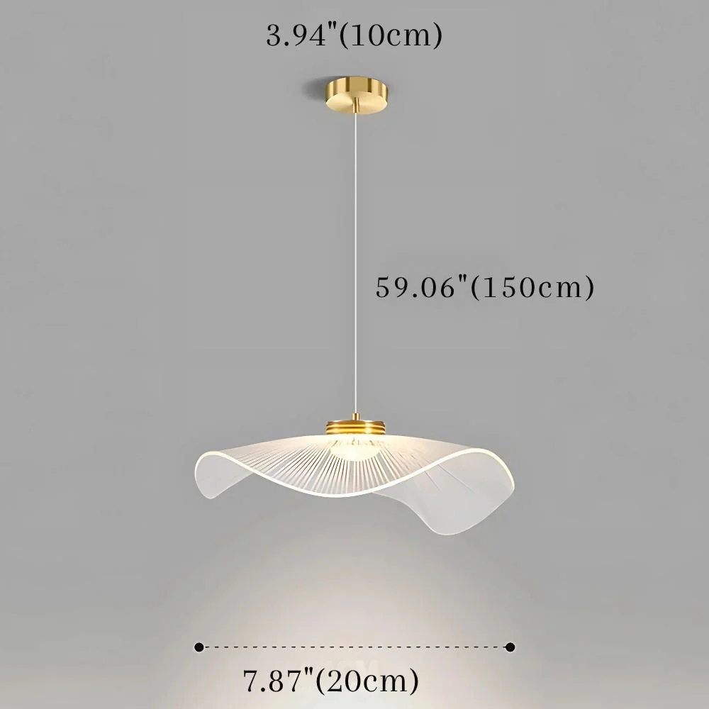 Modern Mushroom Lotus Leaf Led Chandelier - Image 9