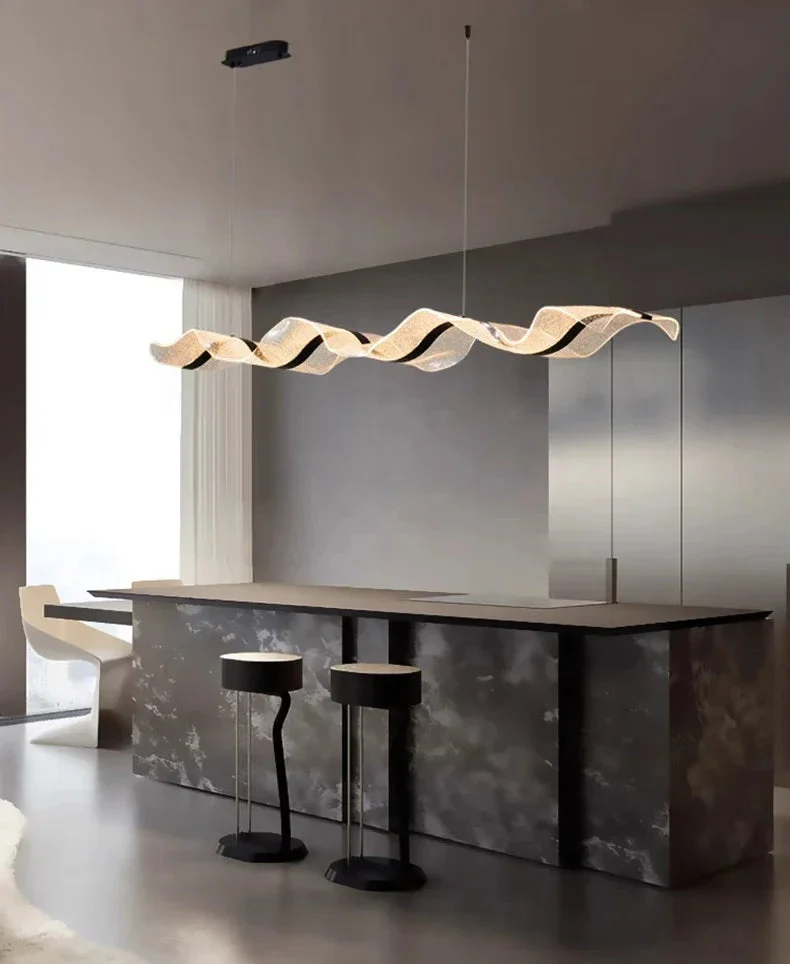 Modern Ocean Wave Pendant Chandelier for Kitchen - Image 11