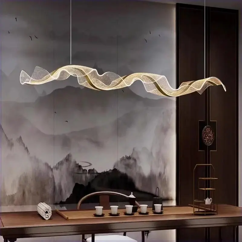 Modern Ocean Wave Pendant Chandelier for Kitchen - Image 2