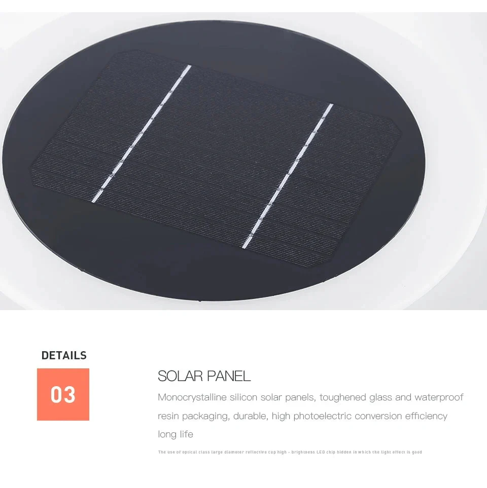 Sunlit Modern Outdoor Led Solar Light - Image 10