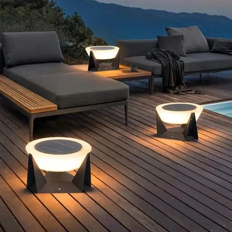 Sunlit Modern Outdoor Led Solar Light - Image 3