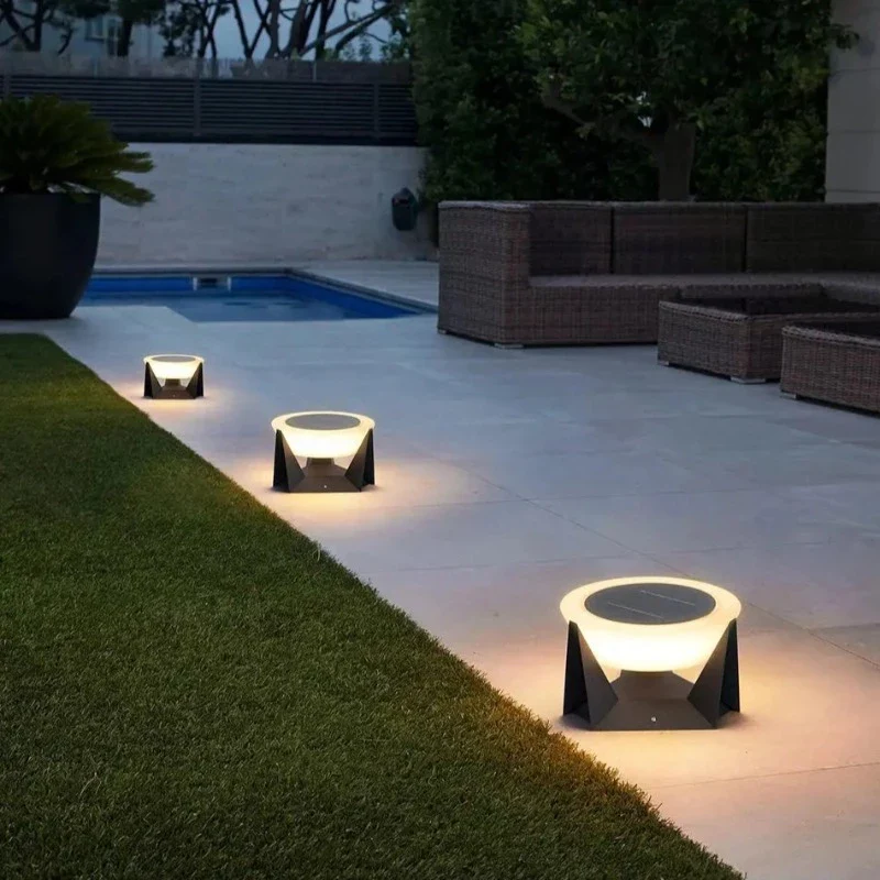 Sunlit Modern Outdoor Led Solar Light - Image 5