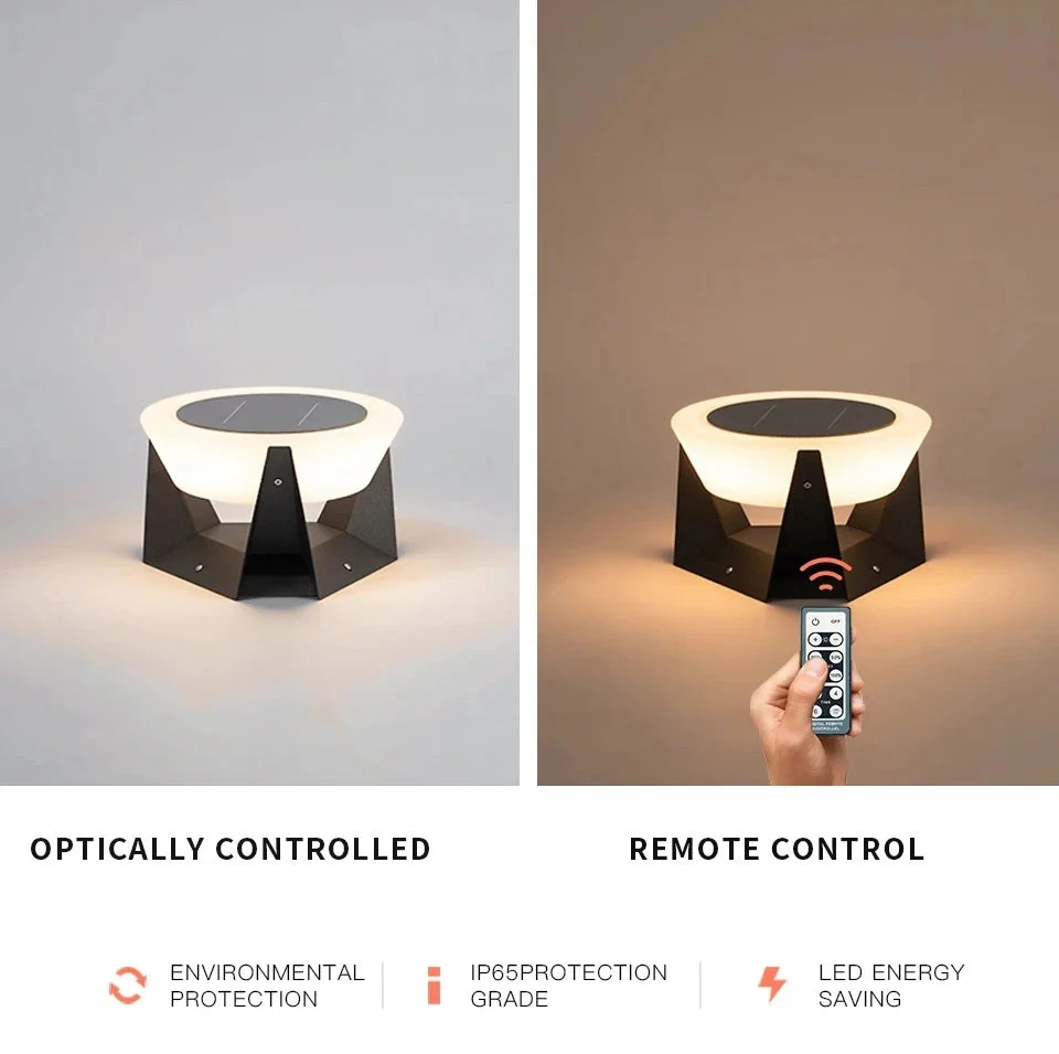 Sunlit Modern Outdoor Led Solar Light - Image 7