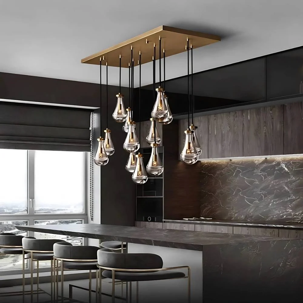 Modern Raindrop Chandelier for Foyer & Staircase - Image 5