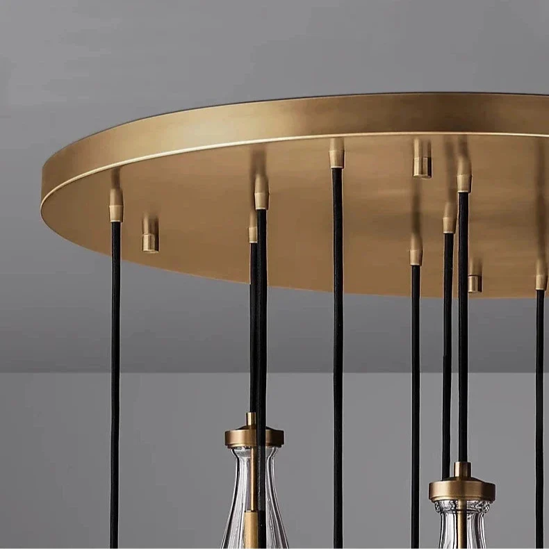 Modern Raindrop Chandelier for Foyer & Staircase - Image 9