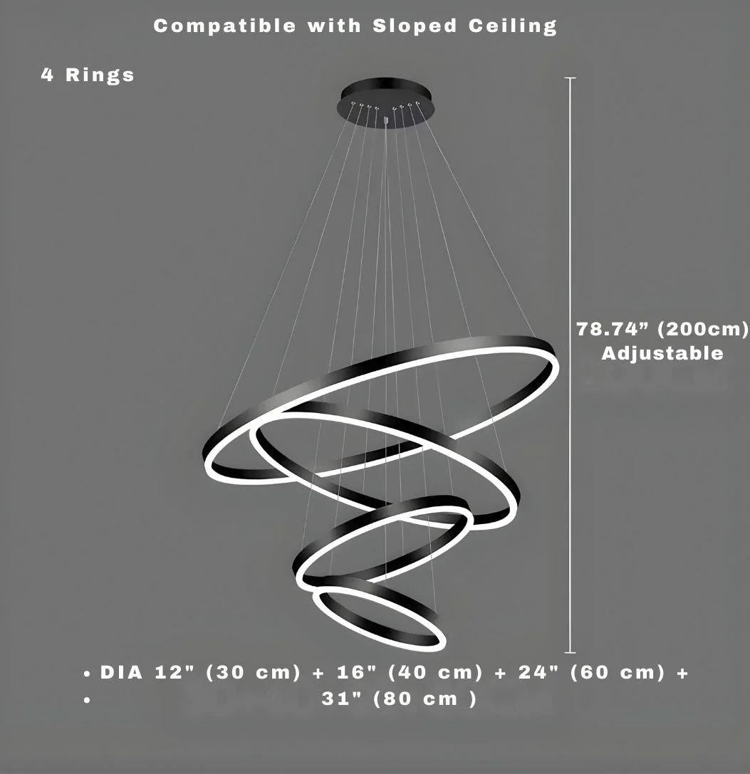 Aysan Modern Ring Chandeliers - Image 12