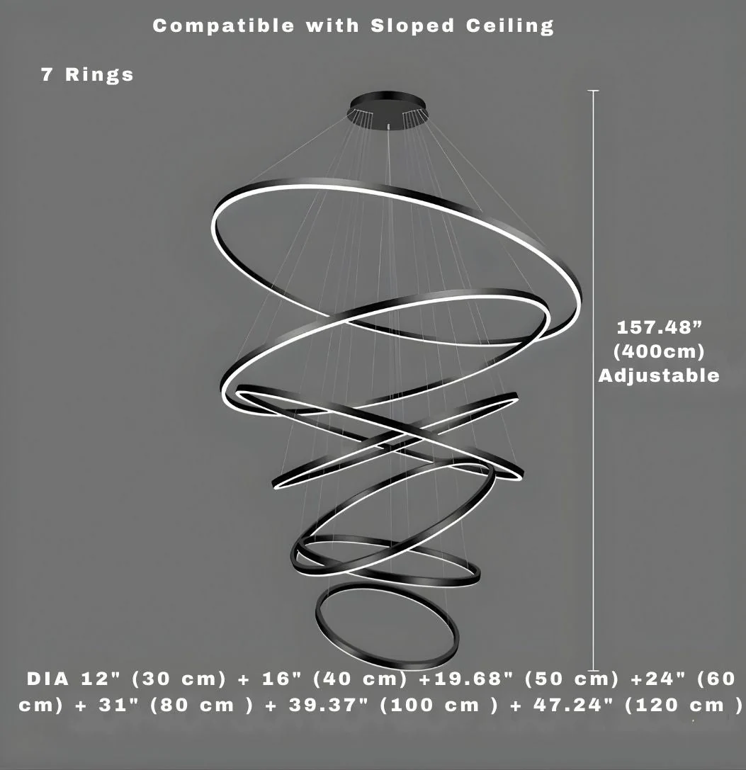 Aysan Modern Ring Chandeliers - Image 14