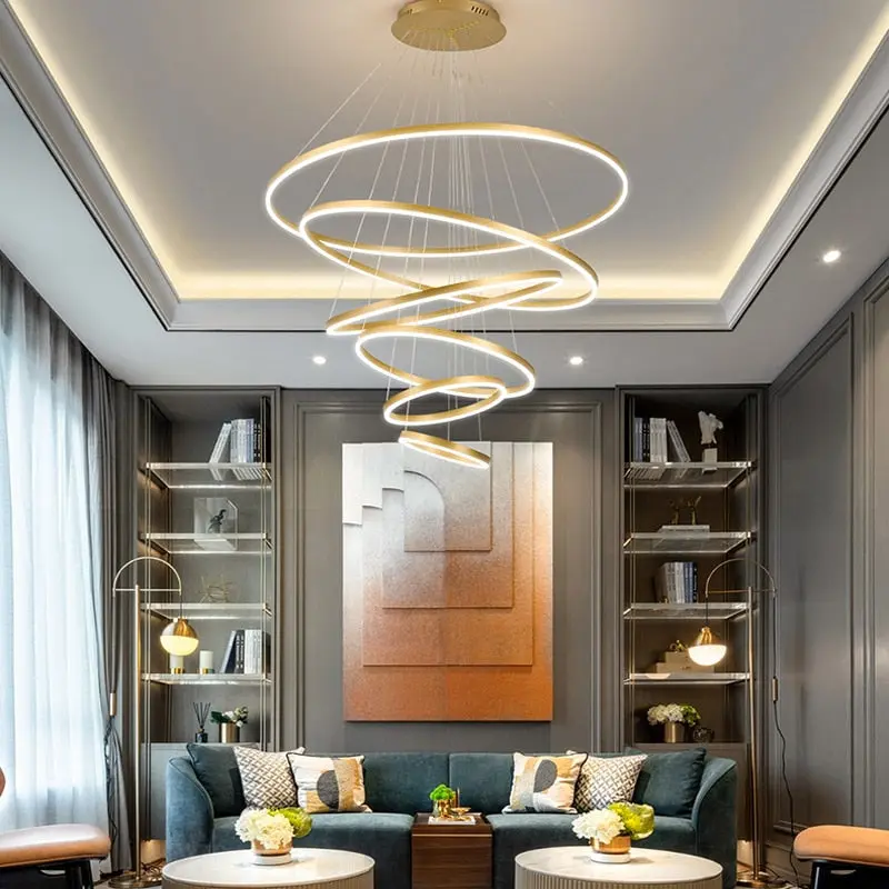 Aysan Modern Ring Chandeliers - Image 7