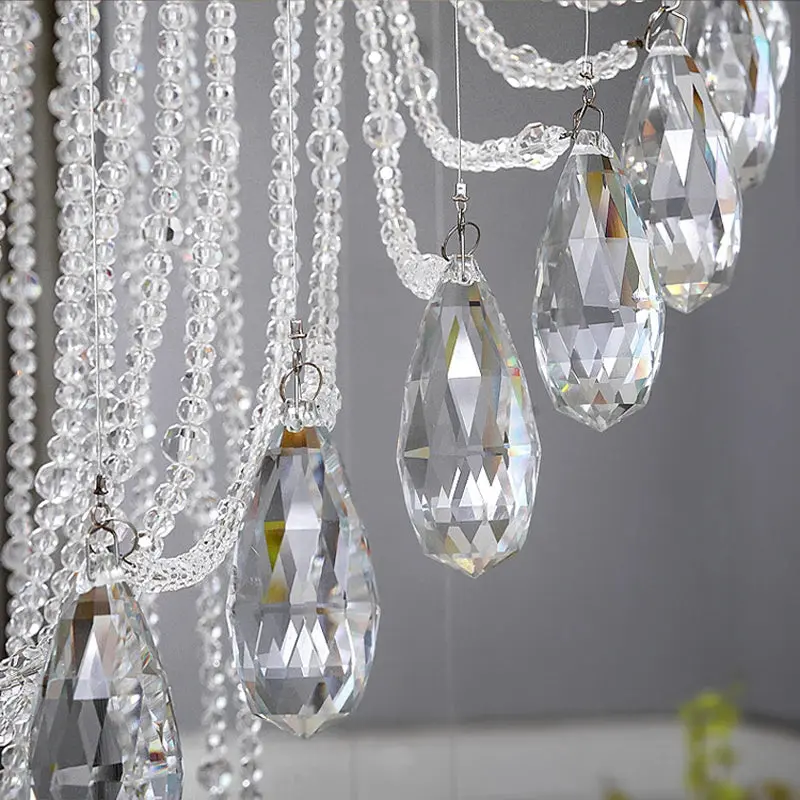 Modern Spiral Crystal Staircace Ceiling Chandelier - Image 6