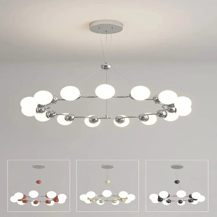 Modern Sputnik Glass Sphere Chandelier - 12/15 Light - Image 5
