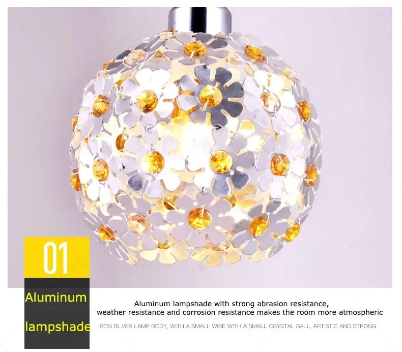 Modern Stainless Steel Petal Chandelier for Staircase - Image 7