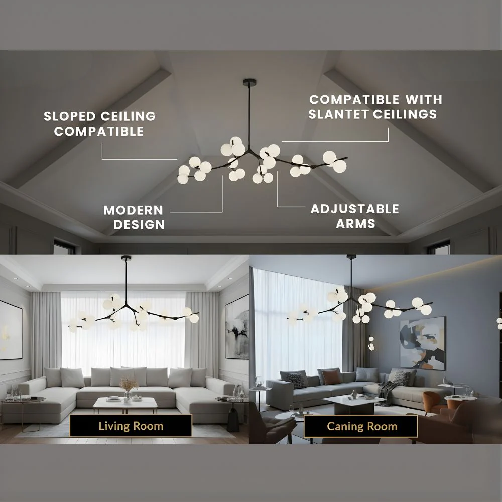 Lio Modern Tree Branch Ceiling Light Fixture - Image 11
