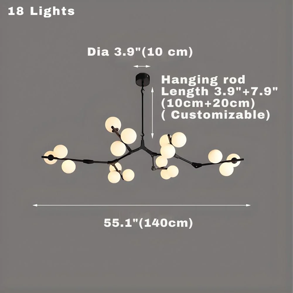 Lio Modern Tree Branch Ceiling Light Fixture - Image 17