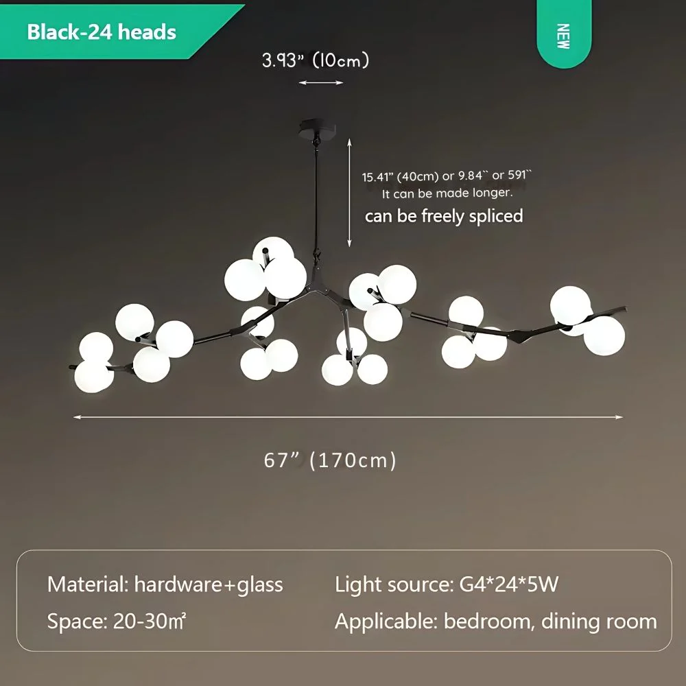 Lio Modern Tree Branch Ceiling Light Fixture - Image 19