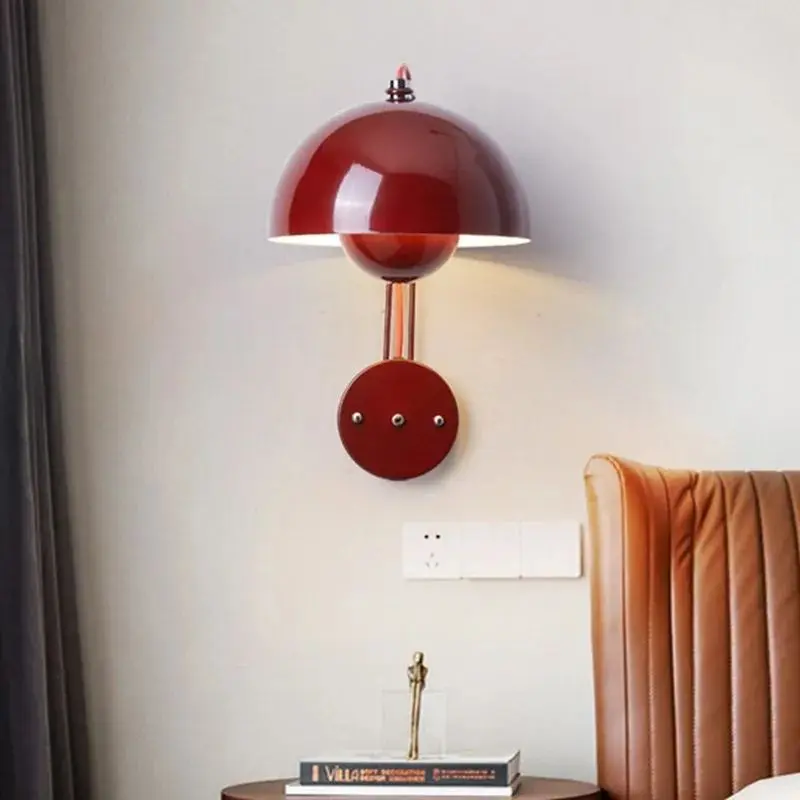 Mushmi Mushroom Wall Light Black/White/Red/Yellow - Image 3