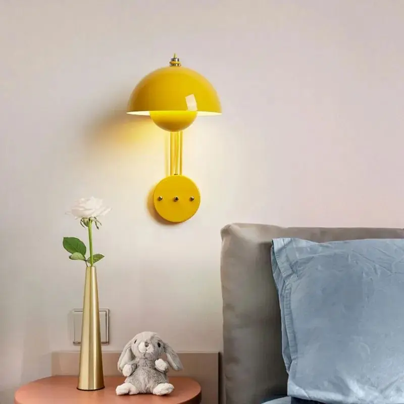 Mushmi Mushroom Wall Light Black/White/Red/Yellow - Image 5