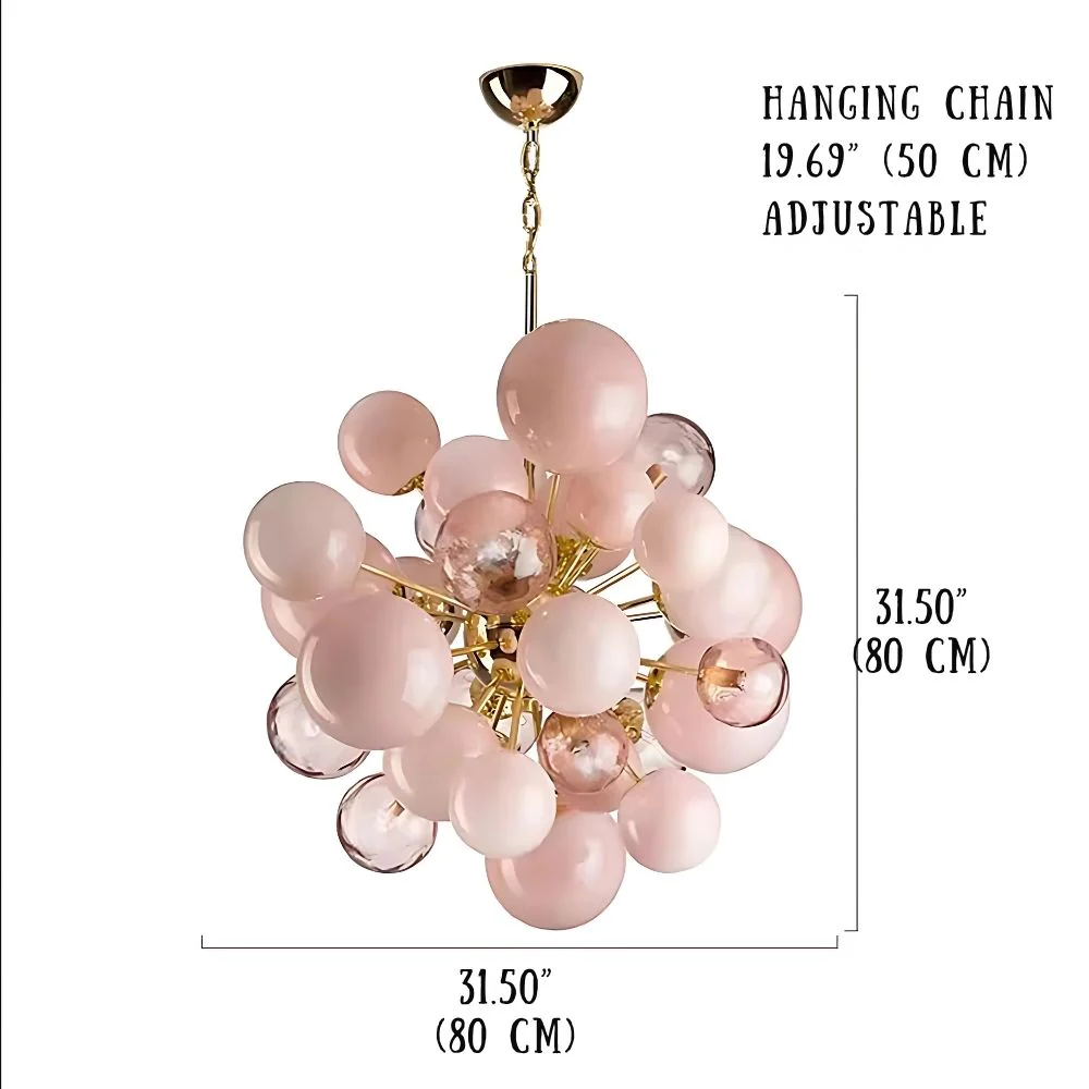 Neve Glass Bubble Chandelier - Image 6