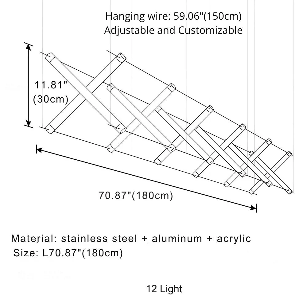 Nina Contemporary LED Kitchen Island Light - Image 15