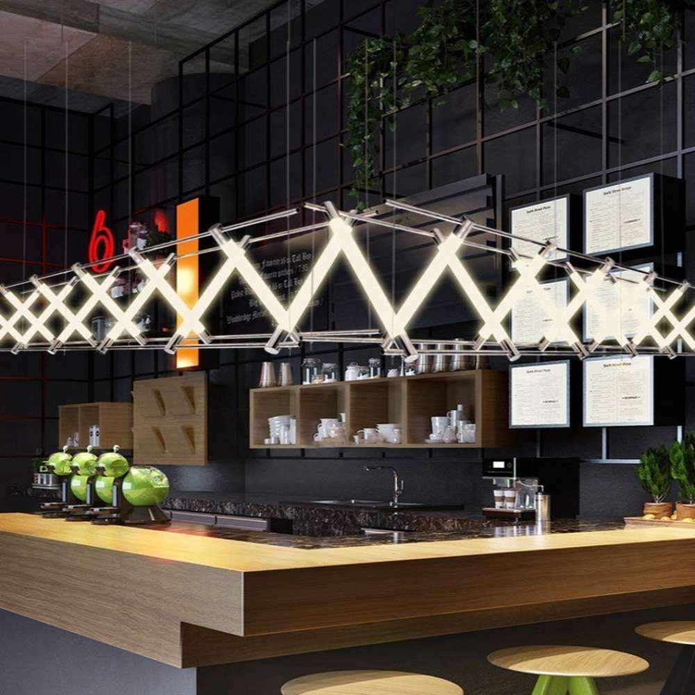 Nina Contemporary LED Kitchen Island Light - Image 7