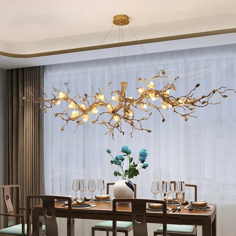 Noa Flower Branch Chandelier - Image 3