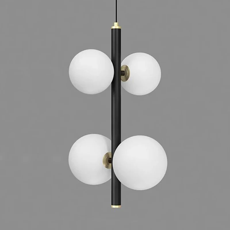 Opal Globe Staircase Pendant Light - Image 6