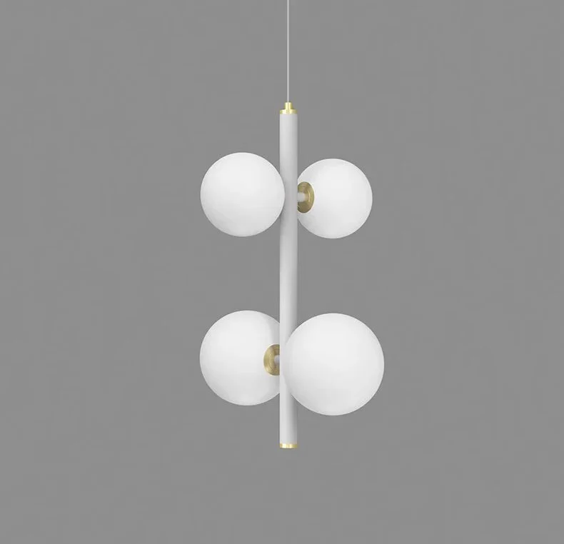 Opal Globe Staircase Pendant Light - Image 7