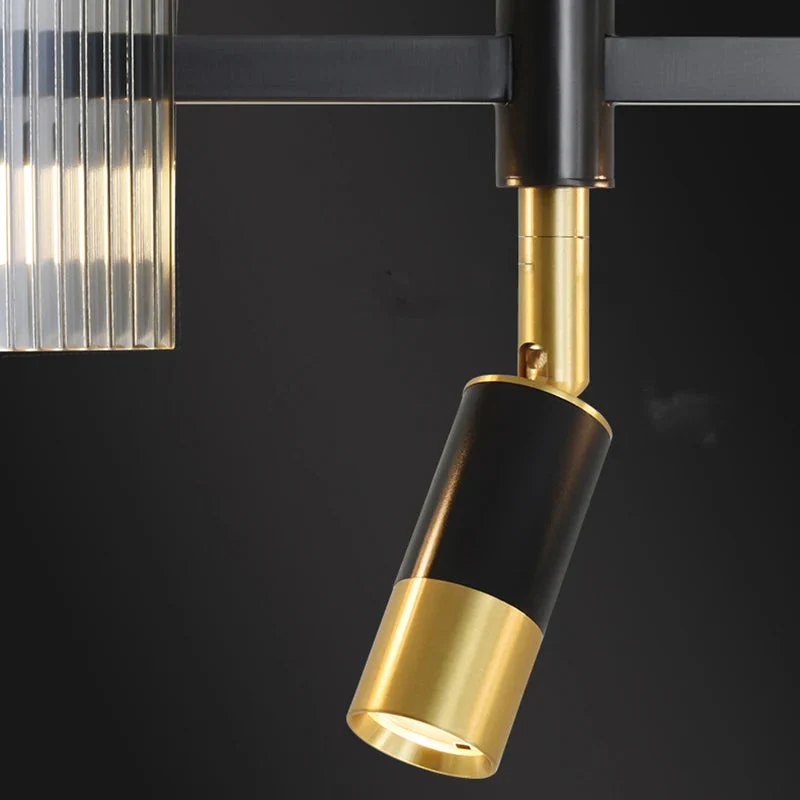 Peli Modern Linear Kitchen Island Chandelier Black&Gold - Image 5