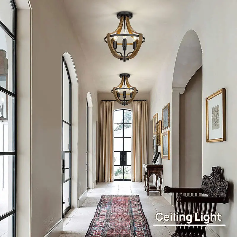 Petunia Rustic Foyer Lighting - Image 3