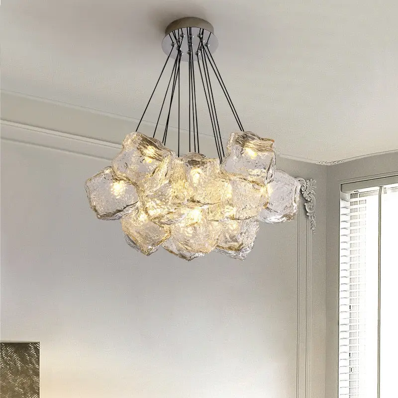 13 Light Post Modern Chrome Chandelier - Image 2
