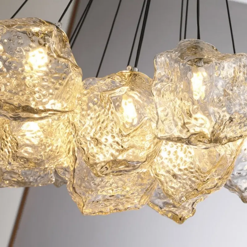 13 Light Post Modern Chrome Chandelier - Image 3